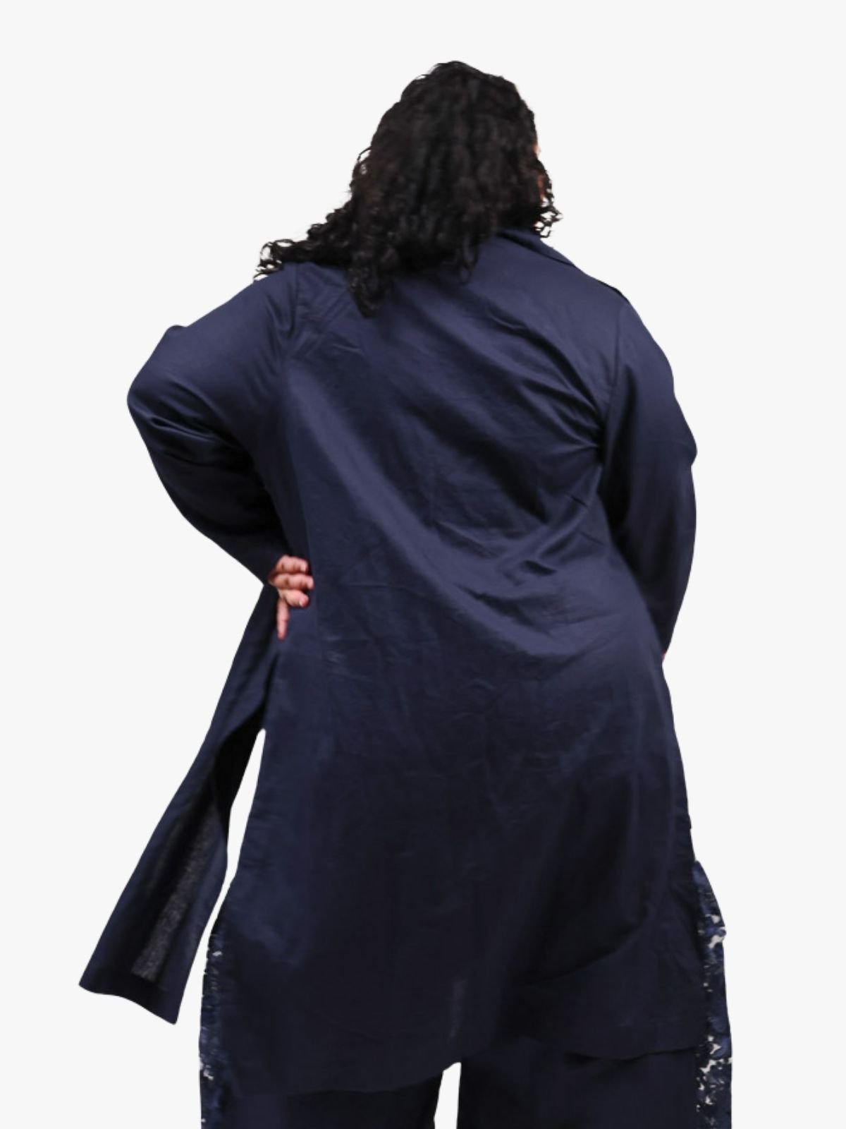 TCD Cleo Coat Split - Navy Ink (LUCKY LAST SIZE - 4 = 22)