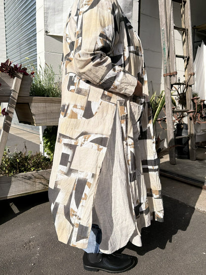 TCD Cleo Coat Split - Part Side Print
