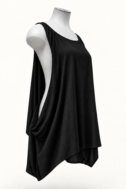 PRE ORDER TCD Drape Tunic - BlACK