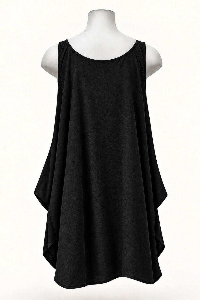 PRE ORDER TCD Drape Tunic - BlACK