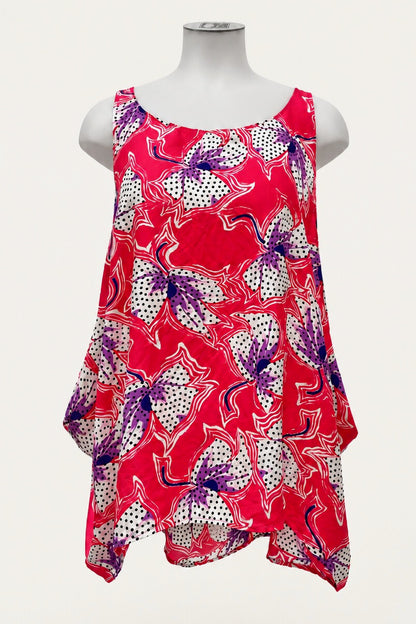 PRE ORDER TCD Drape Tunic - Polka Bllom