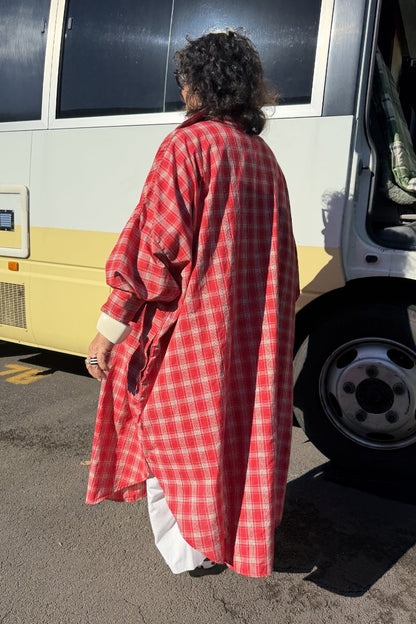 TCD Georgie Shirt -  Red Plaid
