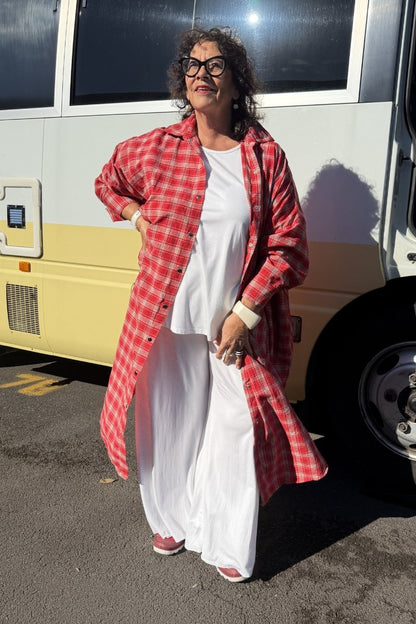TCD Georgie Shirt -  Red Plaid