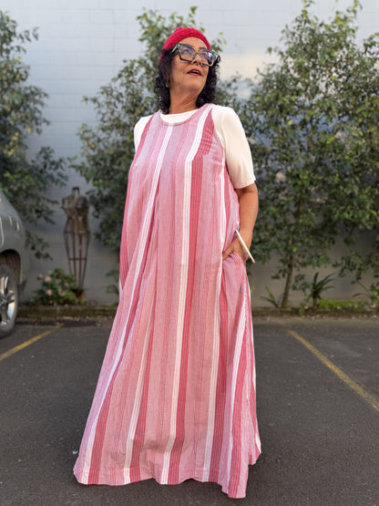 TCD Gin Dress - Red Stripe