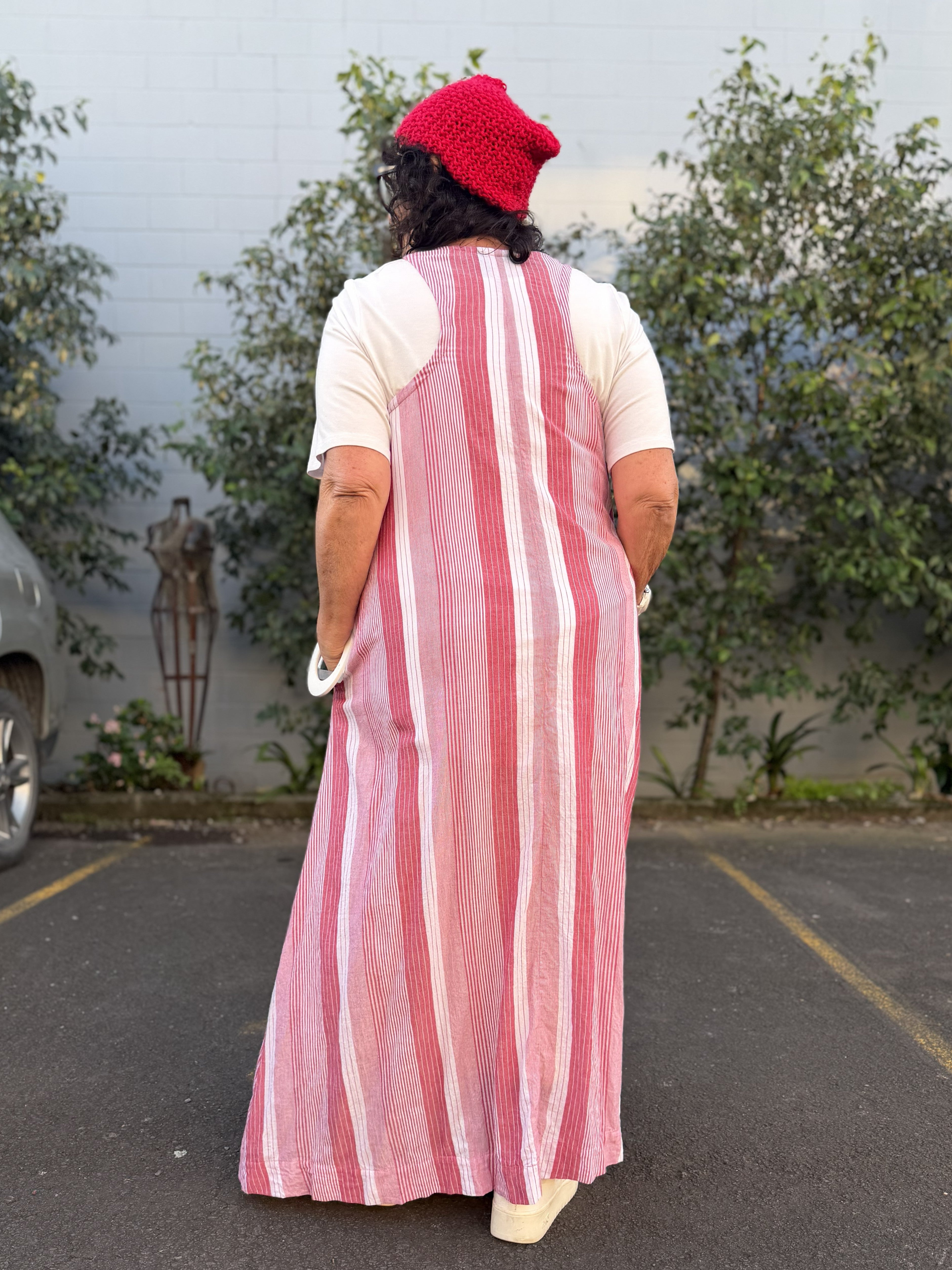 TCD Gin Dress - Red Stripe