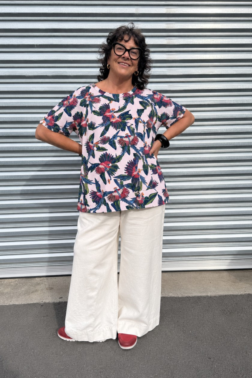 TCD Gorjis Tee Top - Parrots (Pre Order)