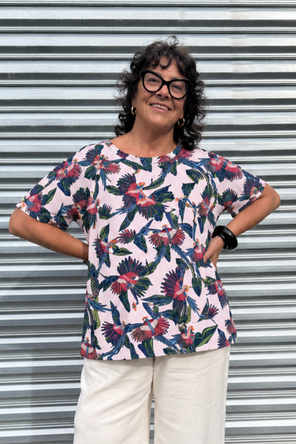 TCD Gorjis Tee Top - Parrots (Pre Order)
