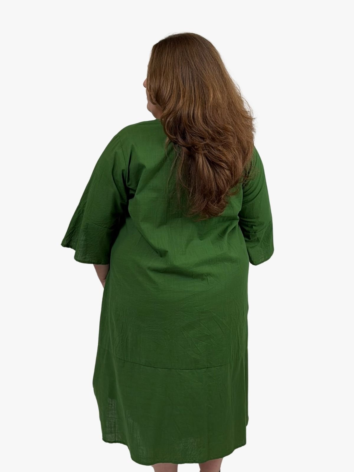TCD Harri Dress - Moss Green (Lucky Last - Size L)