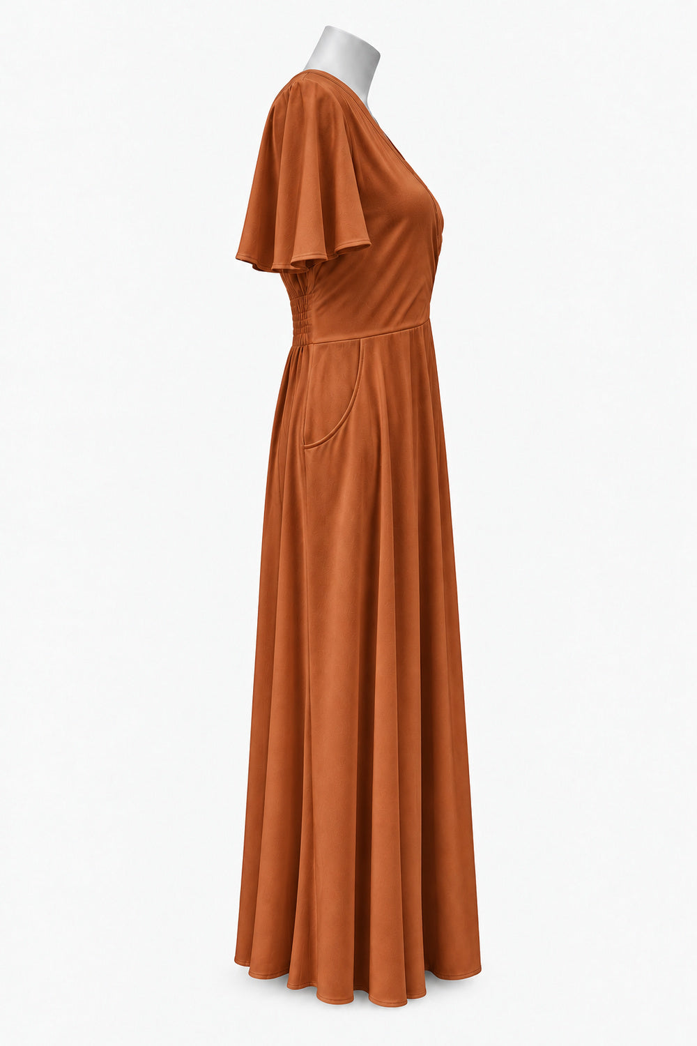 PRE ORDER TCD Katy Q Dress - Cognac