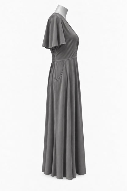 PRE ORDER TCD Katy Q Dress - Graphite Grey
