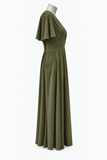 PRE ORDER TCD Katy Q Dress - Khaki