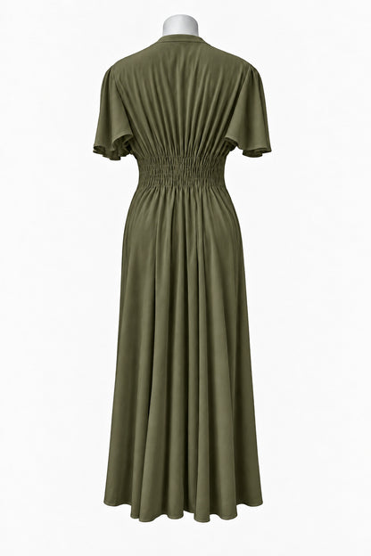 PRE ORDER TCD Katy Q Dress - Khaki