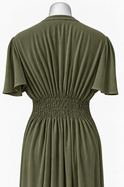 PRE ORDER TCD Katy Q Dress - Khaki