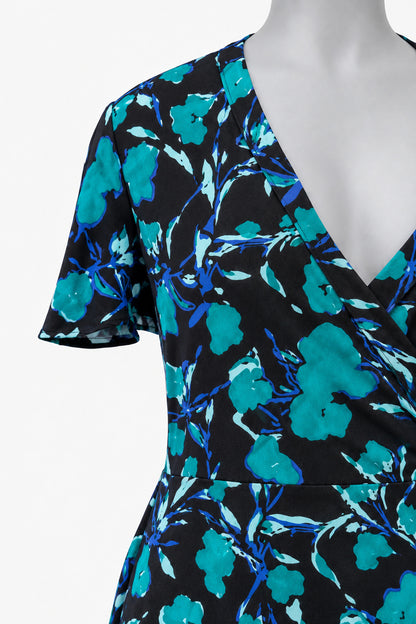 PRE ORDER TCD Katy Q Dress - Lagoon Bloom