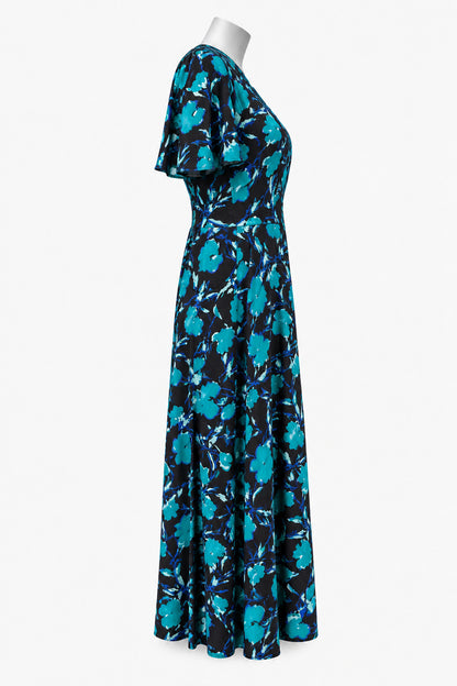 PRE ORDER TCD Katy Q Dress - Lagoon Bloom