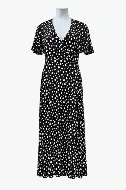 PRE ORDER TCD Katy Q Dress - Pebble Polka Dot