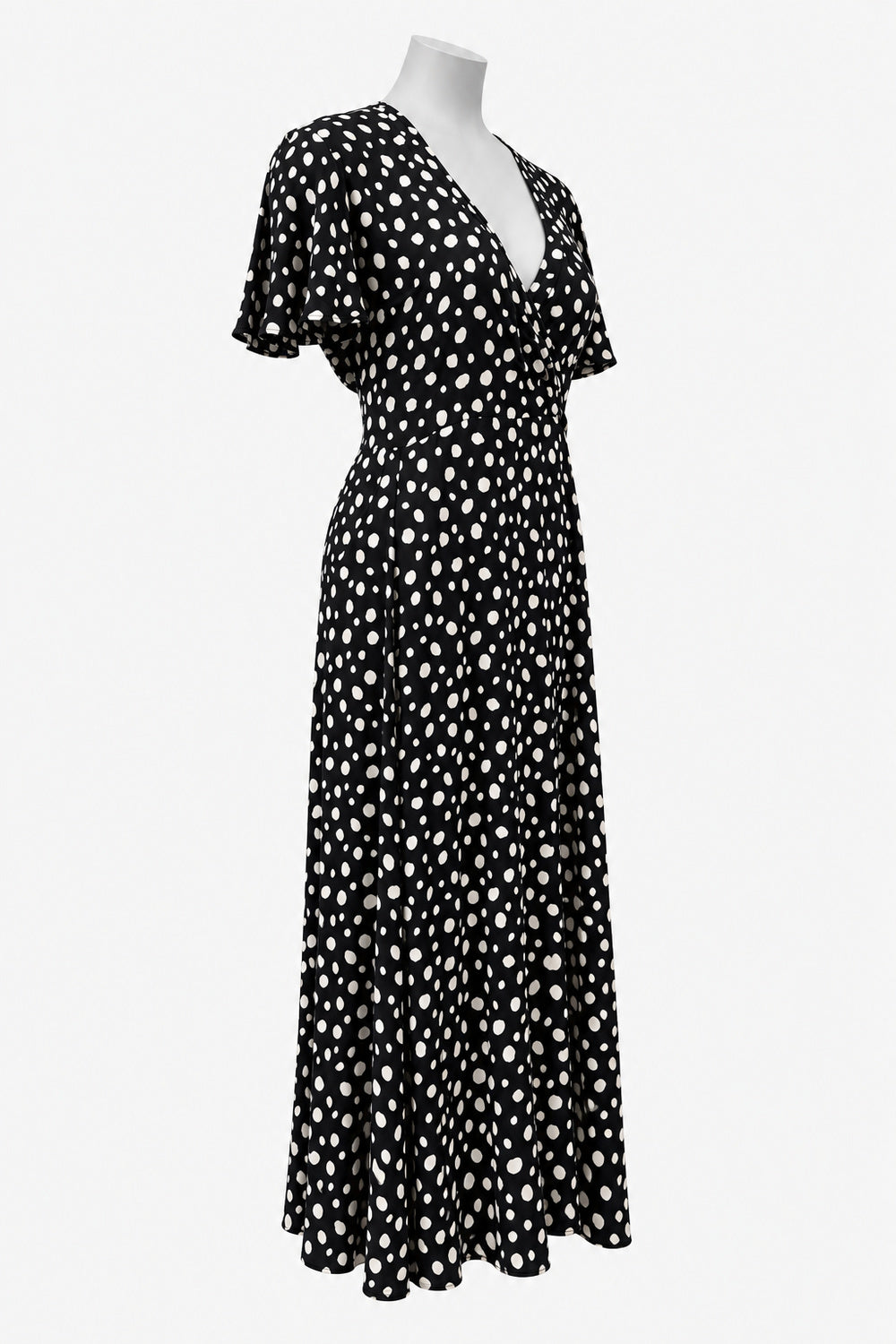 PRE ORDER TCD Katy Q Dress - Pebble Polka Dot