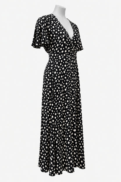 PRE ORDER TCD Katy Q Dress - Pebble Polka Dot