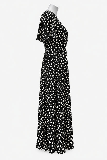 PRE ORDER TCD Katy Q Dress - Pebble Polka Dot