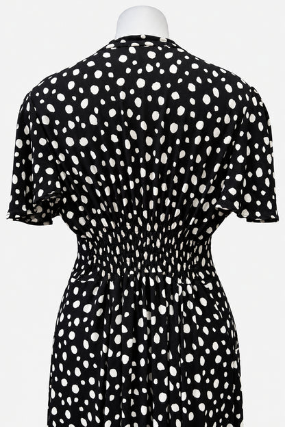 PRE ORDER TCD Katy Q Dress - Pebble Polka Dot