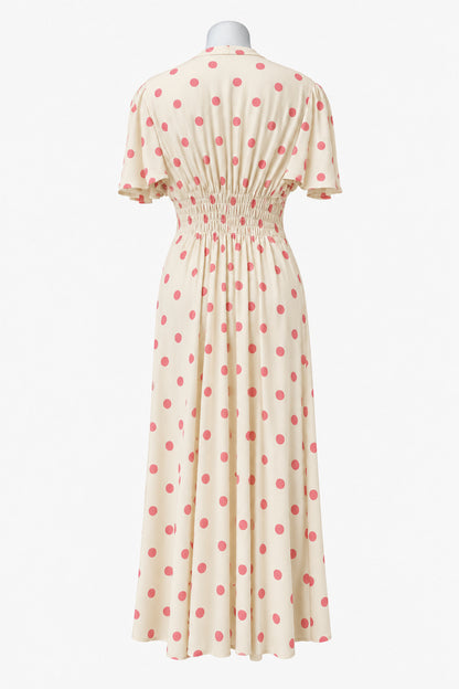 PRE ORDER TCD Katy Q Dress - Pink Polka Dot