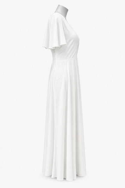 PRE ORDER TCD Katy Q Dress - White