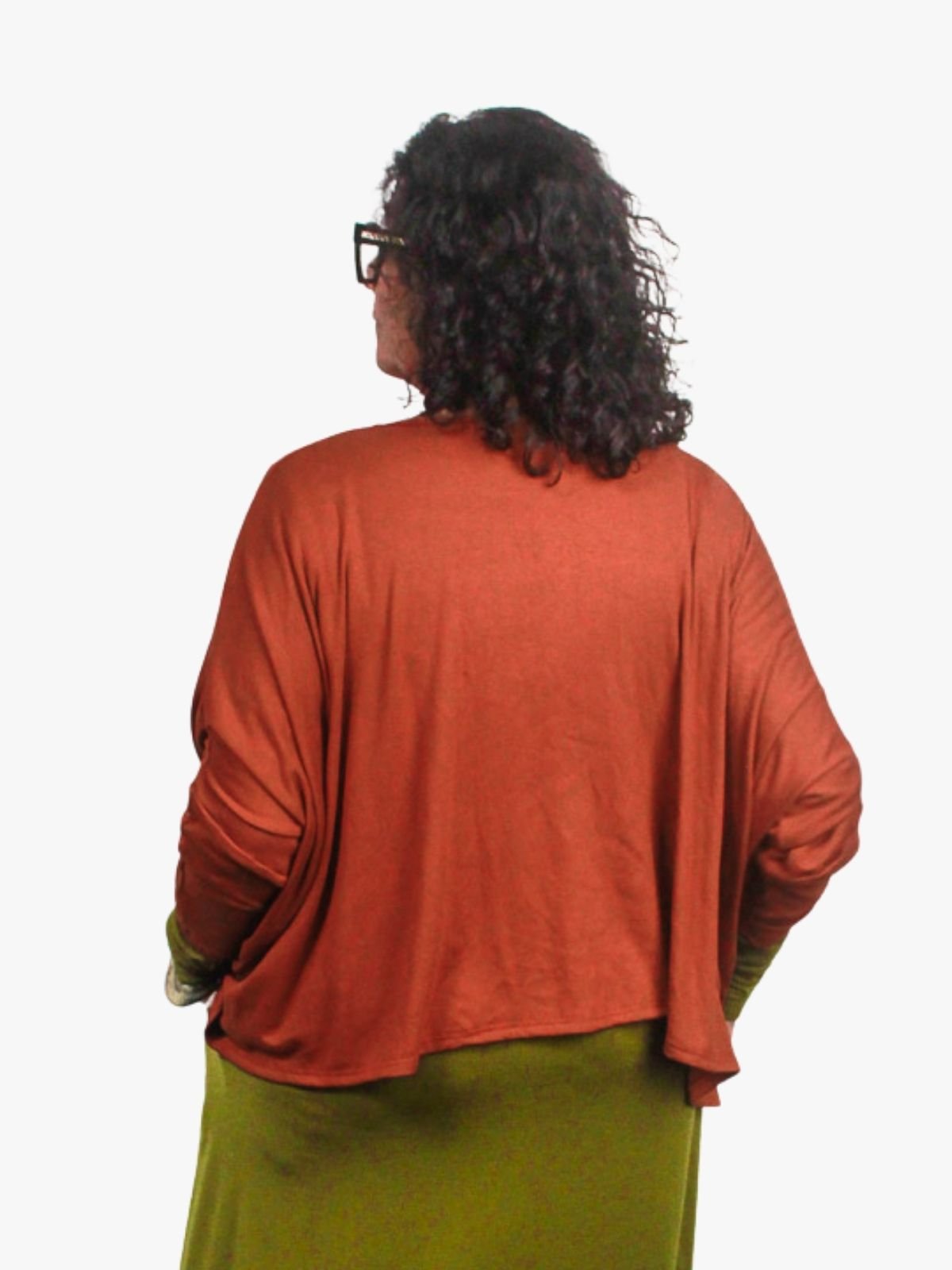 TCD Lockdown Crop - Cinnamon Rib Knit (Lucky Last - OS)