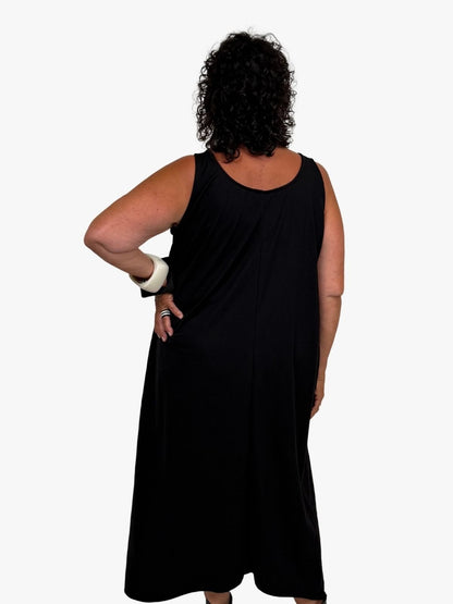 TCD Long Athena Dress - Black