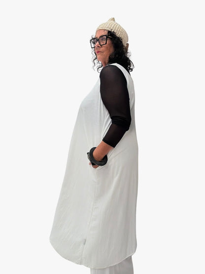 TCD Long Athena Dress - Cream