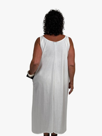 TCD Long Athena Dress - Cream