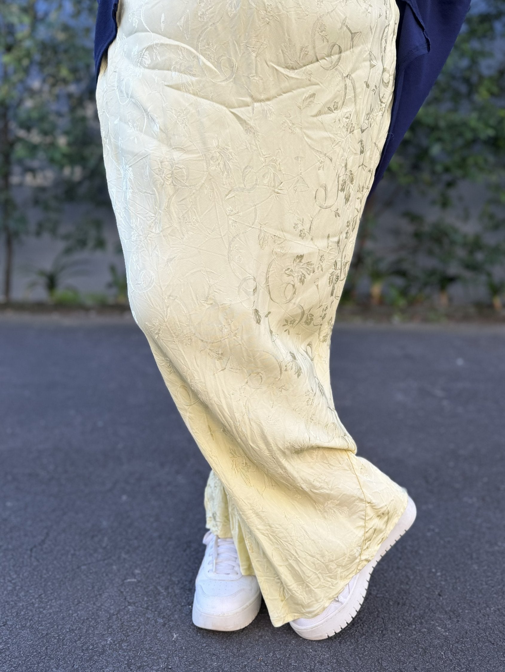 TCD Long Bias Slip Dress - Butter Yellow Satin