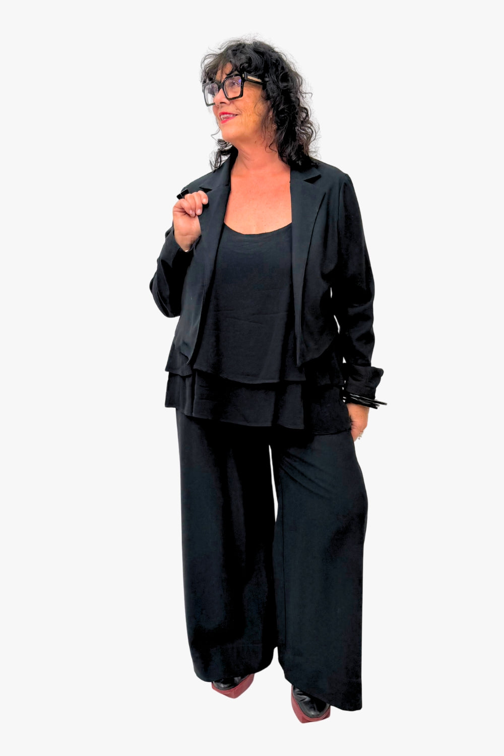 TCD Marrs Jacket - Black Wool