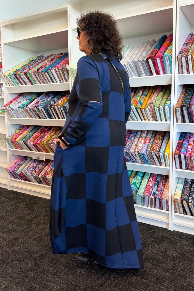 TCD Onyx Dress - Blue Check