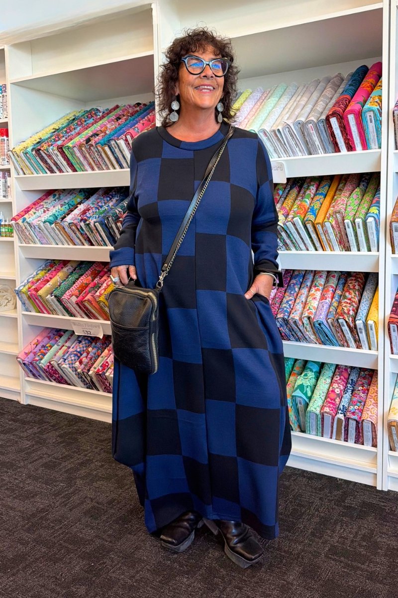 TCD Onyx Dress - Blue Check
