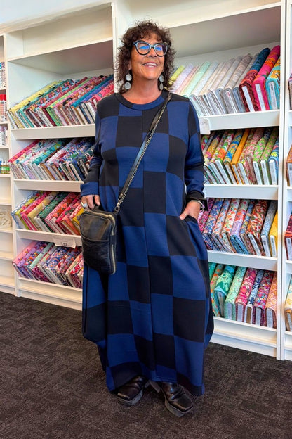 TCD Onyx Dress - Blue Check