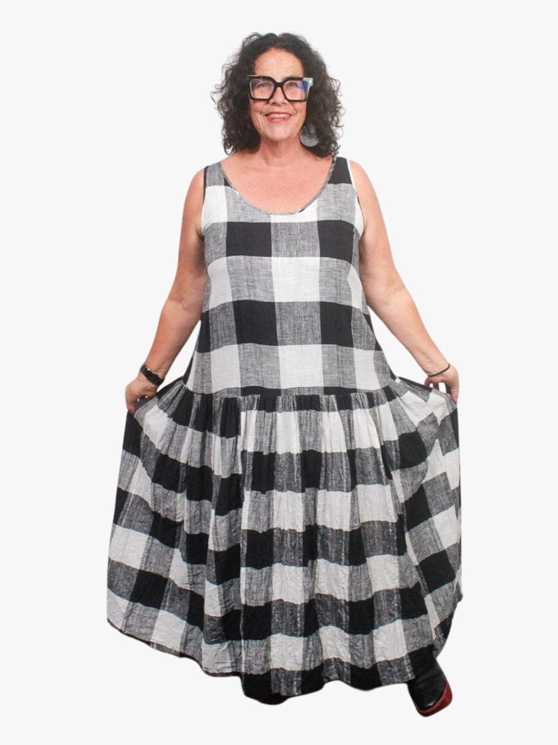 TCD - Petticoat Dress - Check (LUCKY LAST - S = 16)