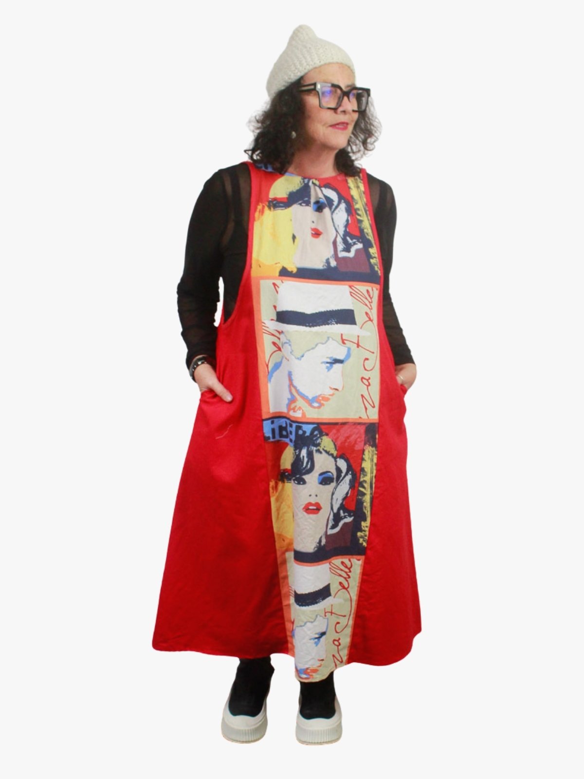 TCD Ruelette Pinafore - Red