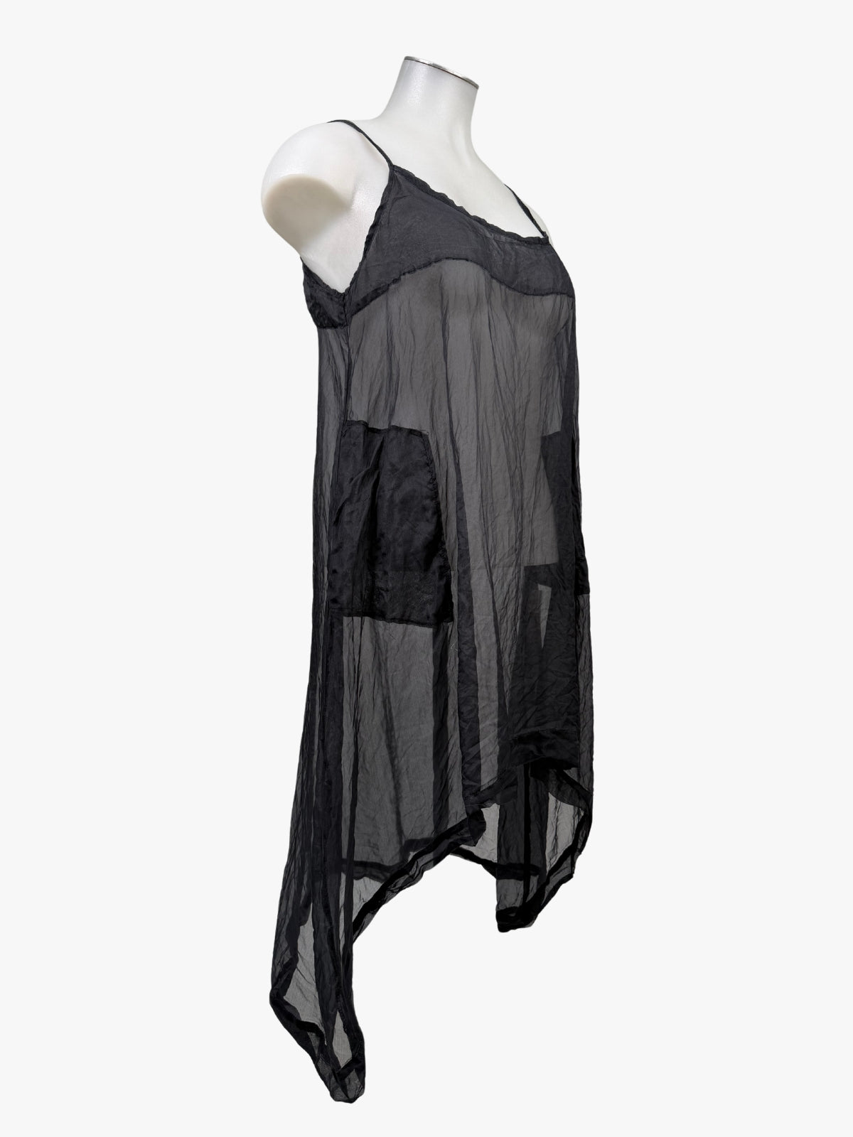 TCD Reveal Tunic - Sheer Silk Black