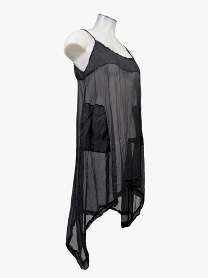 TCD Reveal Tunic - Sheer Silk Black