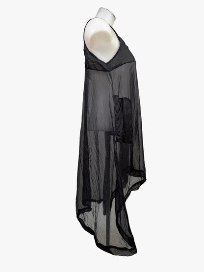TCD Reveal Tunic - Sheer Silk Black