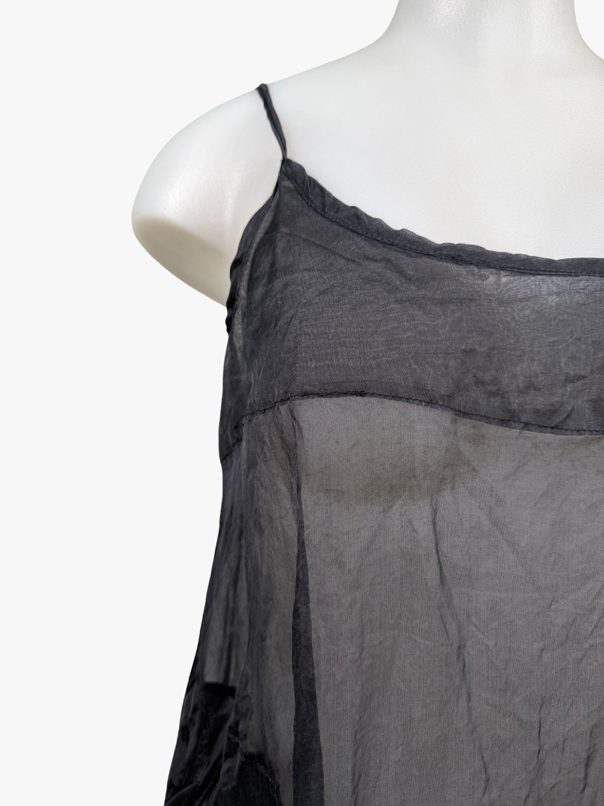 TCD Reveal Tunic - Sheer Silk Black