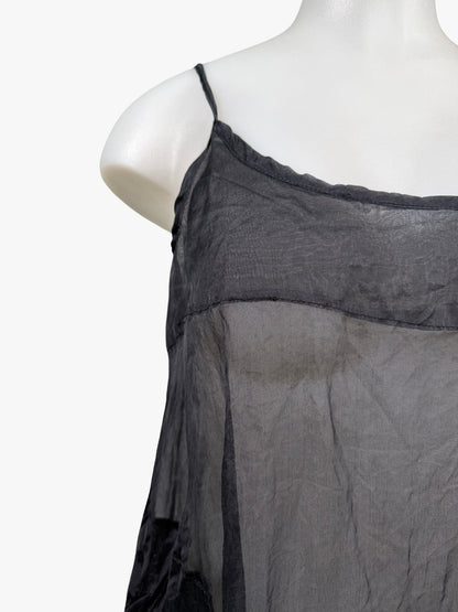 TCD Reveal Tunic - Sheer Silk Black
