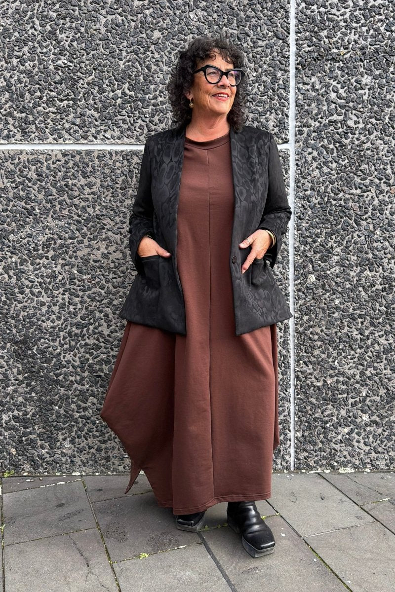TCD Riding Jacket - Suede Panther
