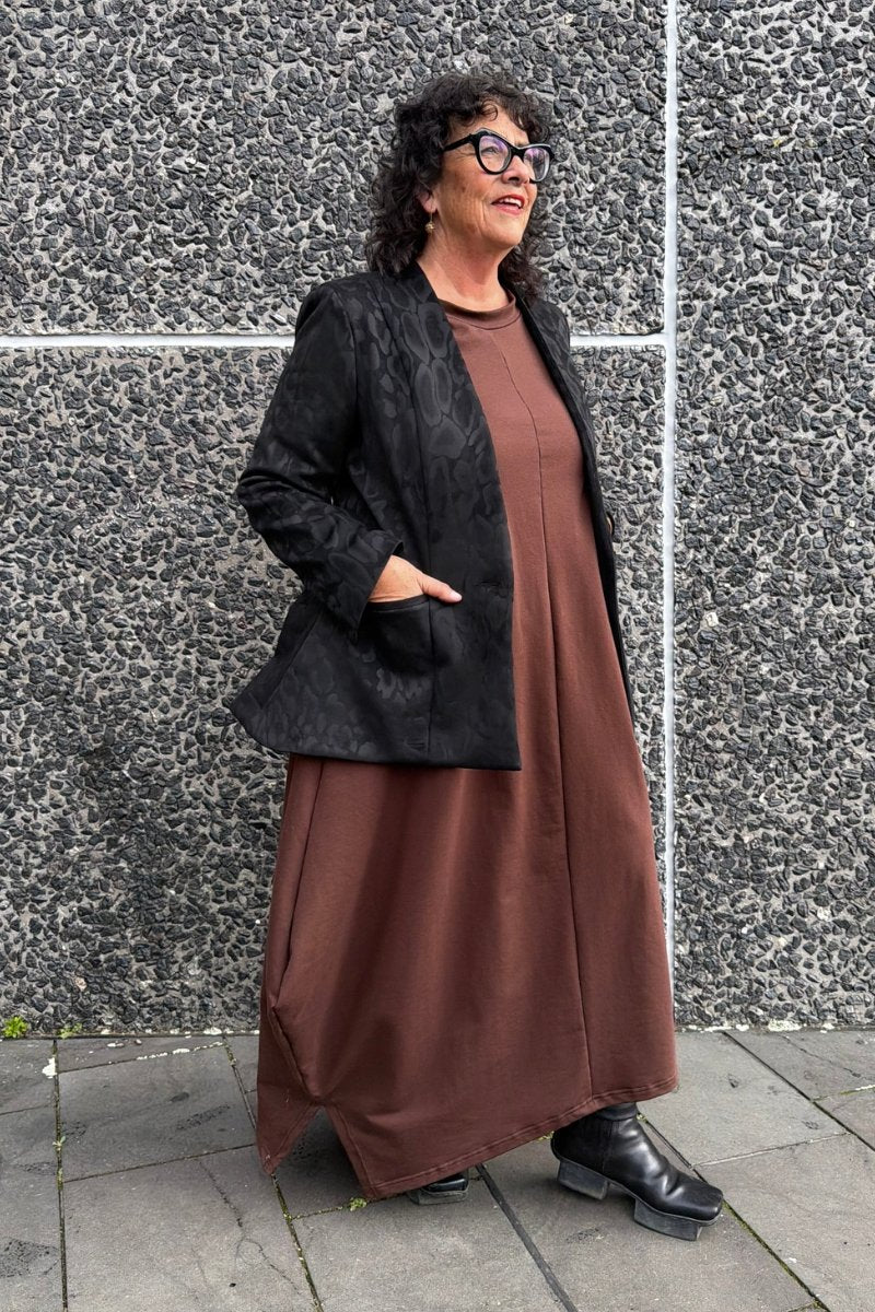 TCD Riding Jacket - Suede Panther