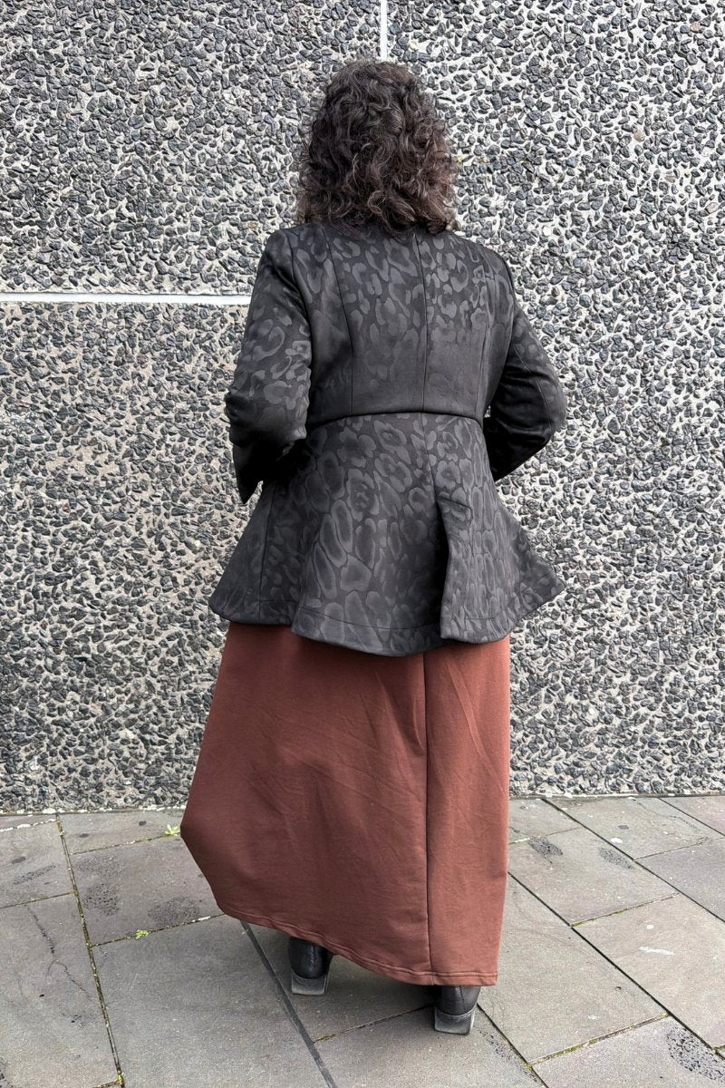 TCD Riding Jacket - Suede Panther