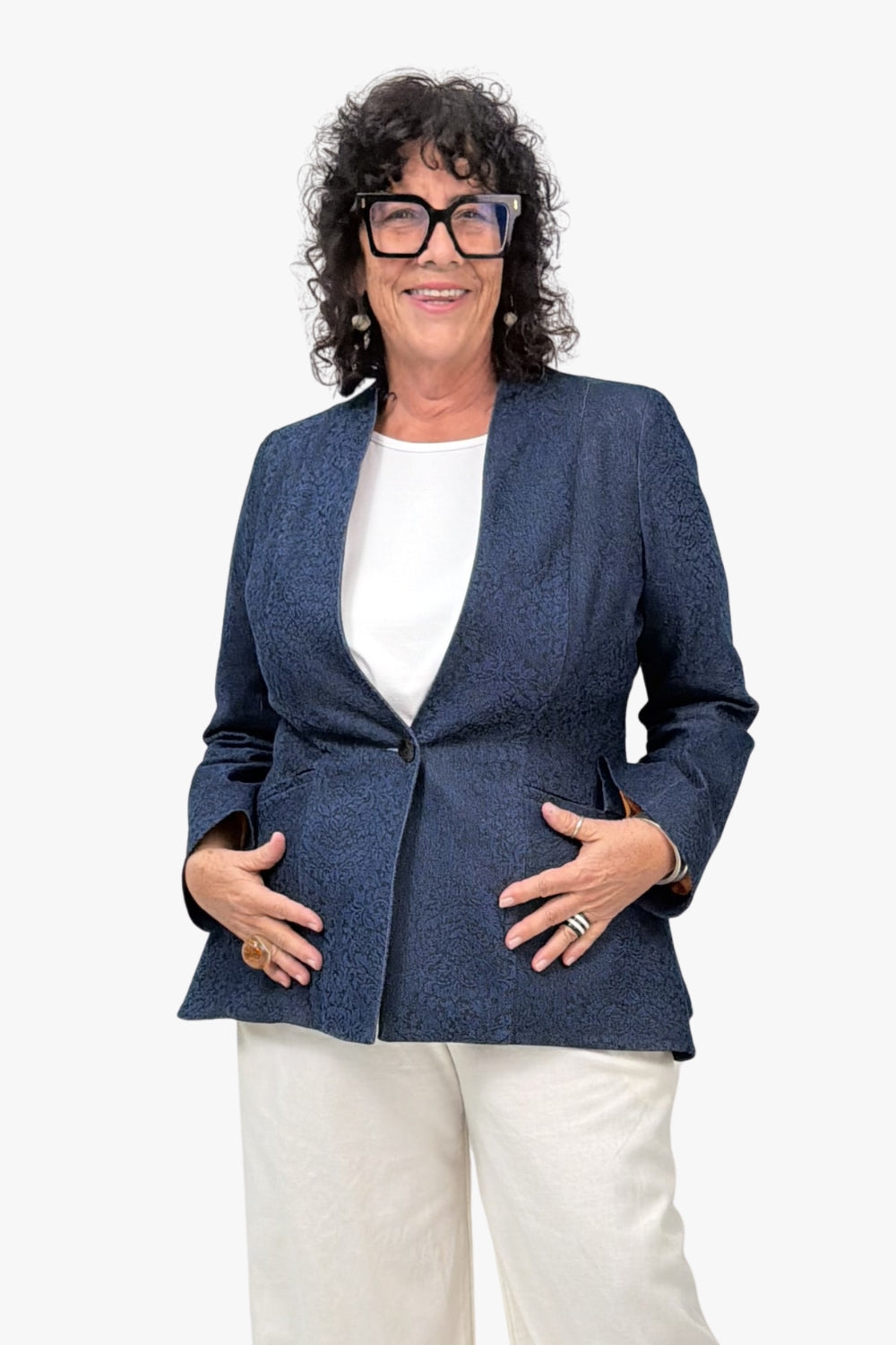 TCD Riding Jacket - Denim Stretch