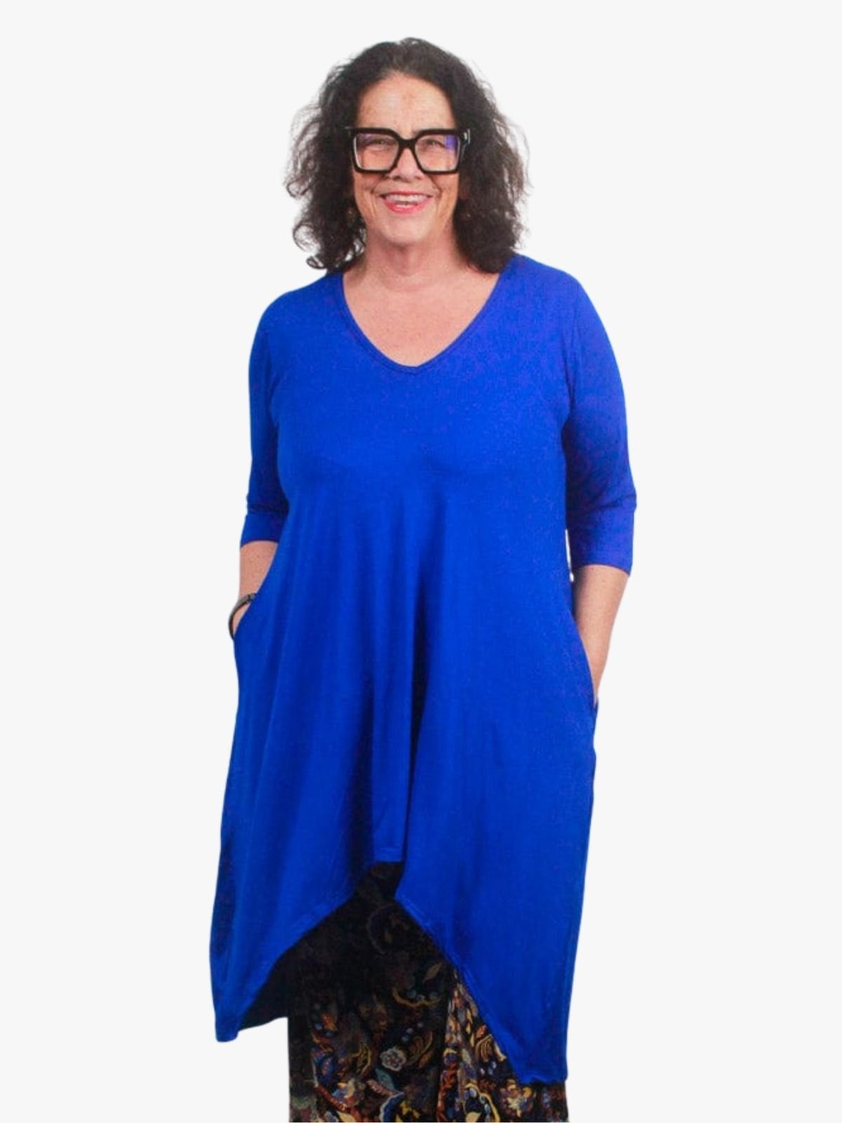 TCD Ring My Bell Top- Cobalt Blue (Lucky Last - Size S)
