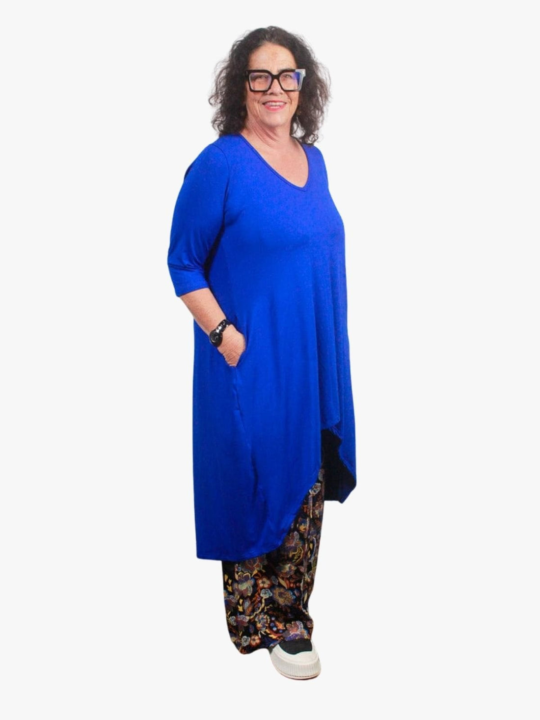 TCD Ring My Bell Top- Cobalt Blue (LUCKY LAST - S = 14-16)