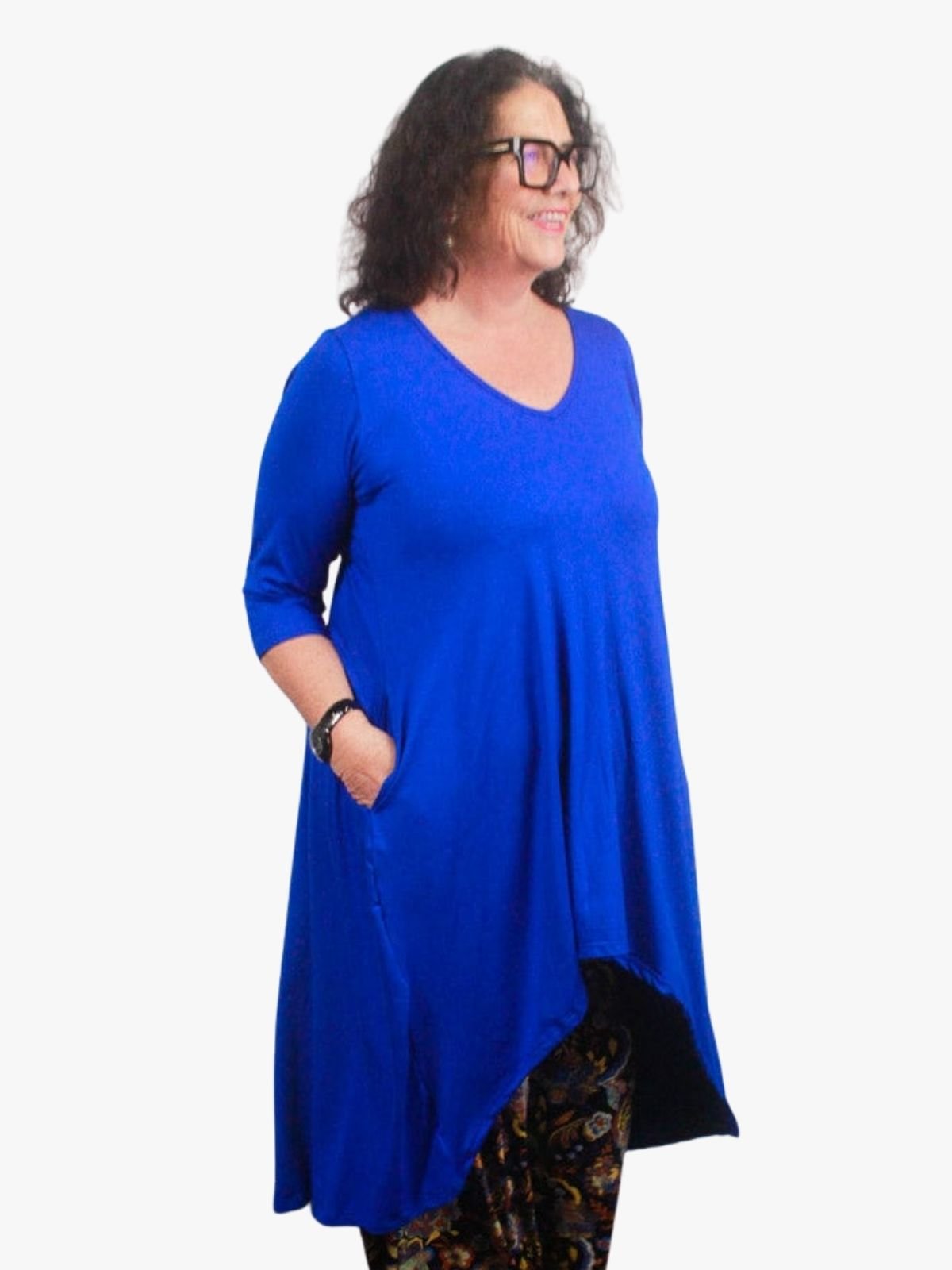 TCD Ring My Bell Top- Cobalt Blue (Lucky Last - Size S)