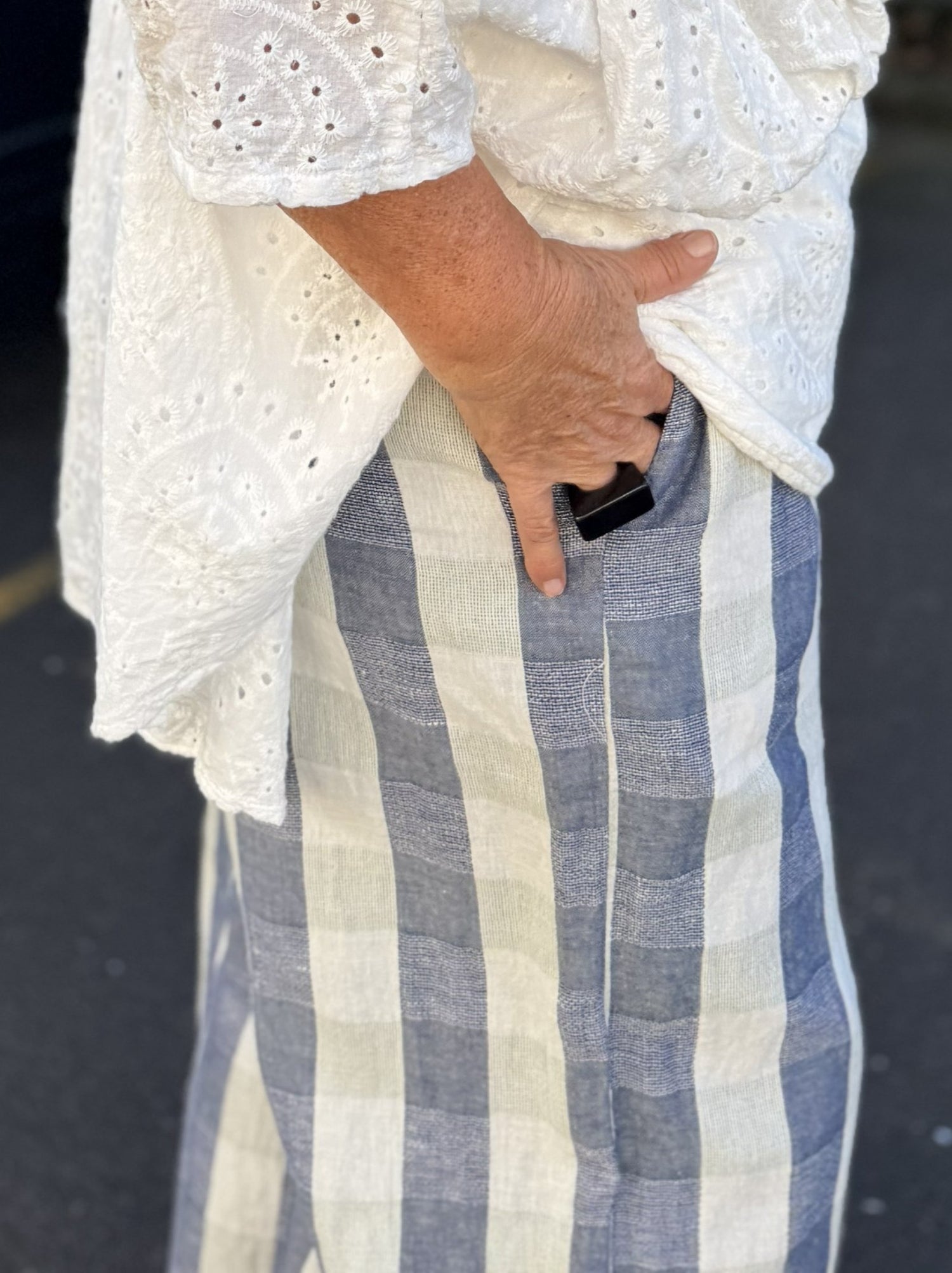 TCD Sadie Pant - Blue Check